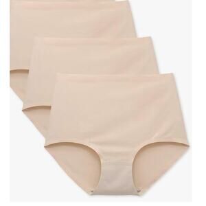 3 pr FallSweet Women's High Waist Briefs Underwear Seamless Panties Sz L NEW